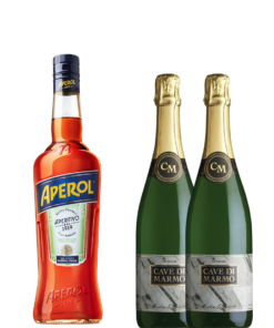 אפרול ליטר וזוג בקבוקי קאווה יבשה (Aperol 1L and couple of dry cava)