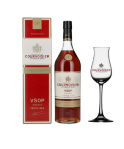 קוניאק קורוואזיה (Courvoisier vsop) עם כוס מתנה