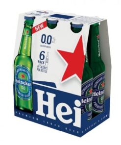 שישיית בירה הייניקן 0% אלכוהול (Heineken Non Alcoholic)