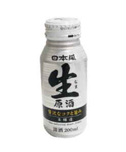 סאקה ניהון סאקרי ג'נשו הונג'וזו 200 מ"ל (Sake Nama Honjozo Bottle Kan 200ml)