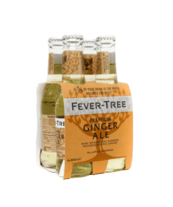 פיבר טרי ג'ינג'ר אייל 4 יח' (Fever Tree Ginger Ale 4 Pack)