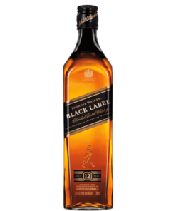 וויסקי ג'וני ווקר בלאק לייבל ליטר (Johnnie Walker Black 12YO)