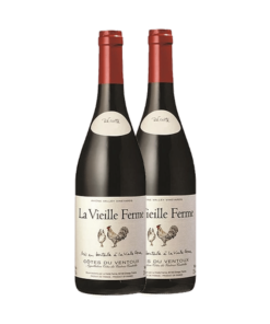 זוג יינות אדומים פרין לה וייה פרם (Perrin La Vielle Ferme Rouge)