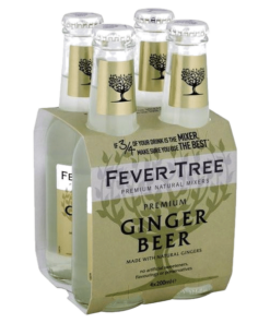 פיבר טרי ג'ינג'ר ביר 4 יח' (Fever Tree Ginger Beer 4 Pack)