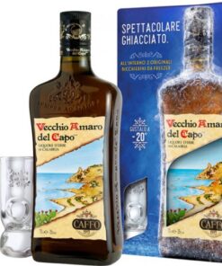 מארז ביטר אמארו דל קאפו פלוס זוג כוסות (Amaro del Capo)