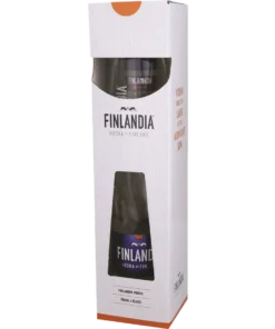מארז וודקה פינלנדיה 700 מ״ל פלוס כוס (Finlandia)