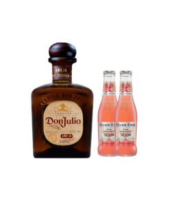 טקילה דון חוליו אנייחו וזוג פיבר טרי אשכולית אדומה במתנה (Don Julio Ajino)