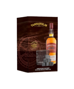 מארז טמנאוולין שרי פיניש עם כוס ואבני קרח (Tamnavulin Single Malt Sherry Cask Glass + Ice Stone)