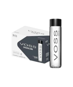 מים מינרלים VOSS מבעבעים זכוכית 375 מ"ל (24 יח') ׁ(Voss Sparkling Water Glass Bottles 375 ml)