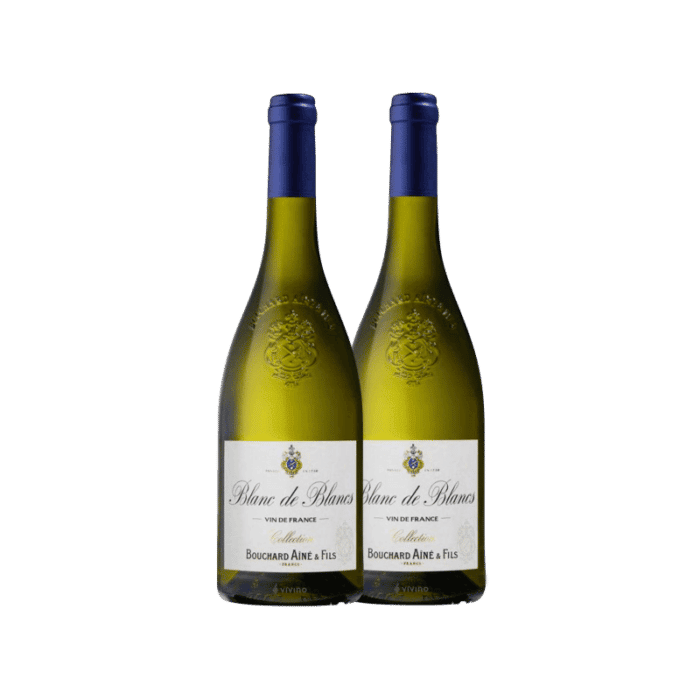 Bouchard Aîné & Fils - שני בקבוקים של בושרד בלנק דה בלאנקס שרדונה